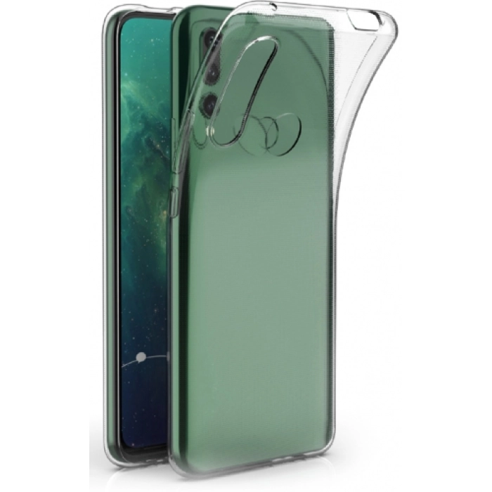 Huawei Y9 Prime 2019 Kılıf Kamera Korumalı Esnek Silikon Kapak - Şeffaf