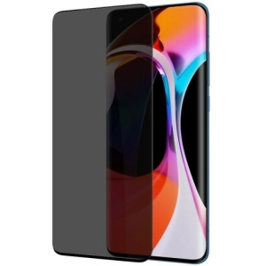 Huawei Y9 Prime 2019 Kırılmaz Cam 5D Ekran Koruyucu Karartmalı Hayalet Cam Privacy Tam Kapatan - Siyah