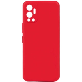 Infinix Hot 12 Kılıf Silikon Mat Esnek Kamera Korumalı Biye Kapak - Kırmızı