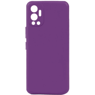 Infinix Hot 12 Kılıf Silikon Mat Esnek Kamera Korumalı Biye Kapak - Mor
