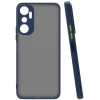 İnfinix Hot 20i Kılıf Kamera Korumalı Arkası Şeffaf Mat Silikon Kapak - Lacivert