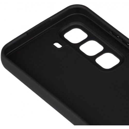 Infinix Hot 50 5G Kılıf Silikon Mat Esnek Kamera Korumalı Biye Kapak - Lila