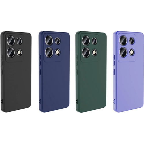 İnfinix Note 30 VIP Kılıf İçi Kadife Mat Yüzey Mara Lansman Kapak - Lila