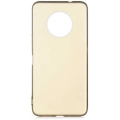 Infinix Note 7 Kılıf İnce Soft Mat Renkli Esnek Silikon Kapak - Gold
