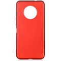Infinix Note 7 Kılıf İnce Soft Mat Renkli Esnek Silikon Kapak - Kırmızı