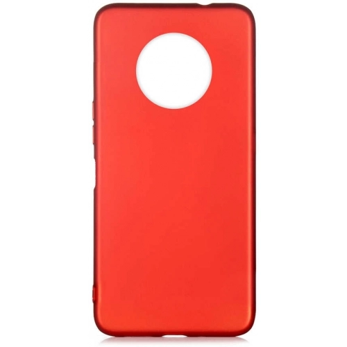 Infinix Note 7 Kılıf İnce Soft Mat Renkli Esnek Silikon Kapak - Kırmızı