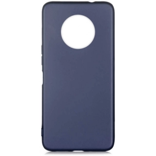 Infinix Note 7 Kılıf İnce Soft Mat Renkli Esnek Silikon Kapak - Lacivert