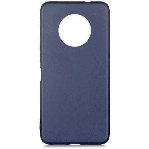 Infinix Note 7 Kılıf İnce Soft Mat Renkli Esnek Silikon Kapak - Lacivert