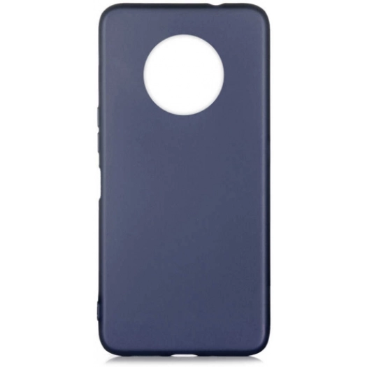 Infinix Note 7 Kılıf İnce Soft Mat Renkli Esnek Silikon Kapak - Lacivert