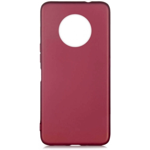 Infinix Note 7 Kılıf İnce Soft Mat Renkli Esnek Silikon Kapak - Mürdüm