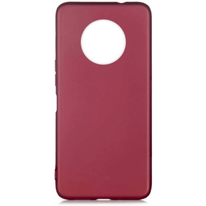 Infinix Note 7 Kılıf İnce Soft Mat Renkli Esnek Silikon Kapak - Mürdüm