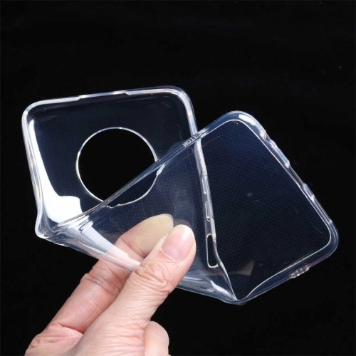 Infinix Note 7 Kılıf Kamera Korumalı Esnek Silikon Kapak - Şeffaf