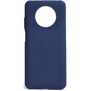 Infinix Note 7 Kılıf Silikon Mat Esnek Kamera Korumalı Biye Kapak - Lacivert