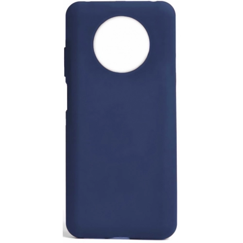 Infinix Note 7 Kılıf Silikon Mat Esnek Kamera Korumalı Biye Kapak - Lacivert