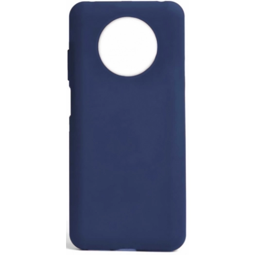 Infinix Note 7 Kılıf Silikon Mat Esnek Kamera Korumalı Biye Kapak - Lacivert