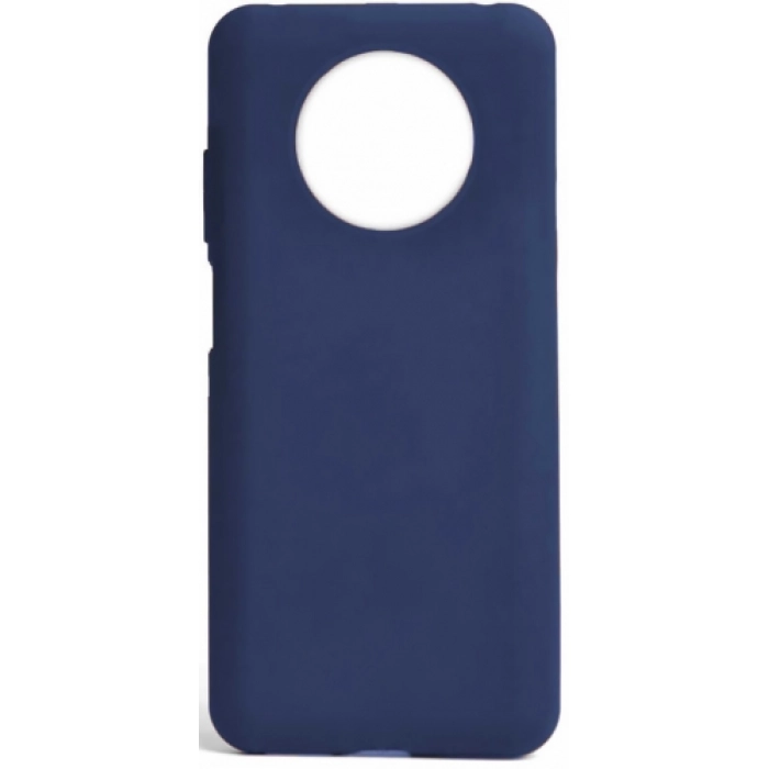 Infinix Note 7 Kılıf Silikon Mat Esnek Kamera Korumalı Biye Kapak - Lacivert