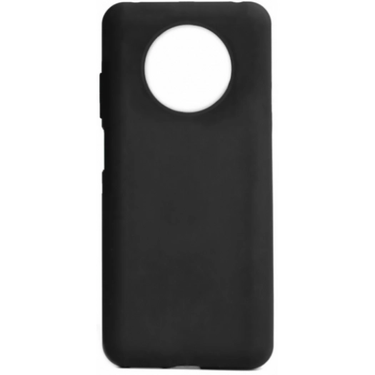 Infinix Note 7 Kılıf Silikon Mat Esnek Kamera Korumalı Biye Kapak - Siyah