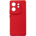 Infinix Zero 30 4G Kılıf Silikon Mat Esnek Kamera Korumalı Biye Kapak - Kırmızı