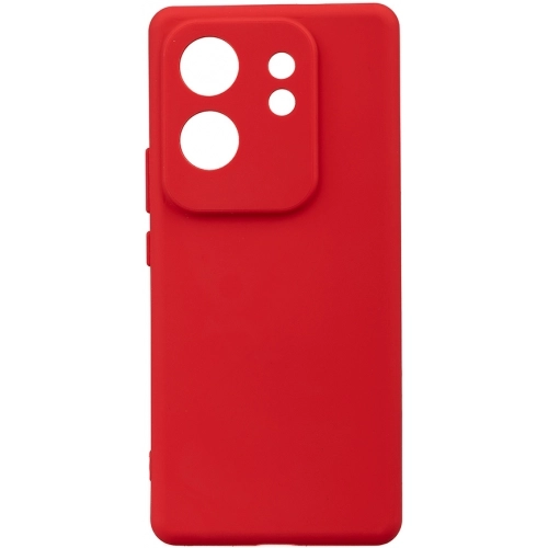 Infinix Zero 30 4G Kılıf Silikon Mat Esnek Kamera Korumalı Biye Kapak - Kırmızı