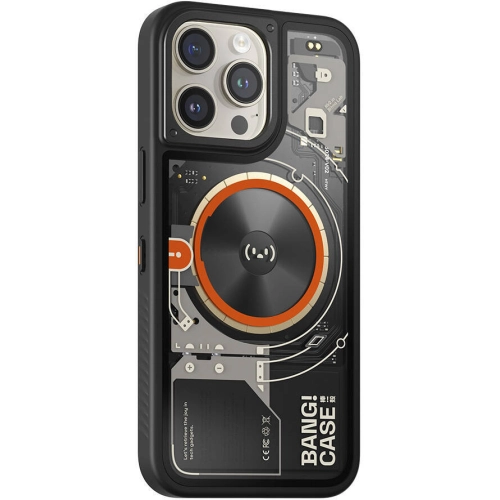 Apple iPhone 14 Pro Max (6.7) Kılıf Özelleştirilebilir 3 Fonksiyonlu Bluetooth Bağlantılı Bitmo Lab Bangcase Akıllı Magsafe Kapak - Siyah