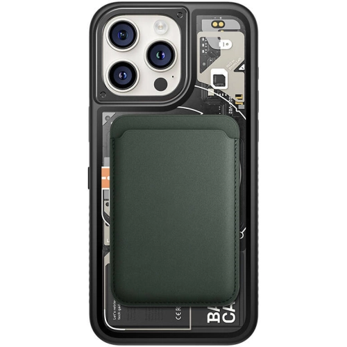 Apple iPhone 14 Pro Max (6.7) Kılıf Özelleştirilebilir 3 Fonksiyonlu Bluetooth Bağlantılı Bitmo Lab Bangcase Akıllı Magsafe Kapak - Siyah