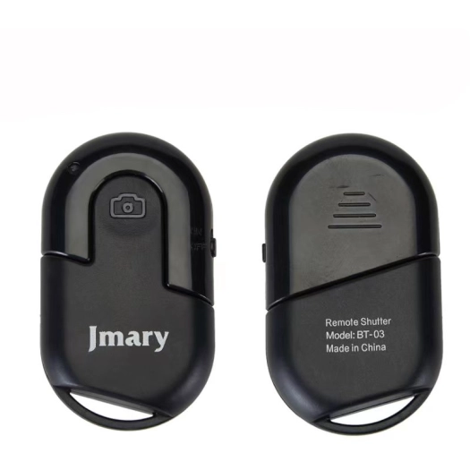 Jmary BT-03 Android ve iOS Uyumlu Bluetoothlu Fotoğraf Çekim Kumandası - Siyah
