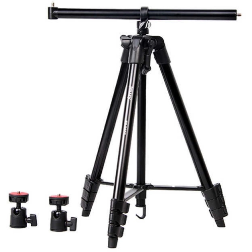 Jmary KP2207 Tripod 4 Farklı Yükseklik Ayarı 133 cm 360 Derece Dönebilen Başlık - Siyah