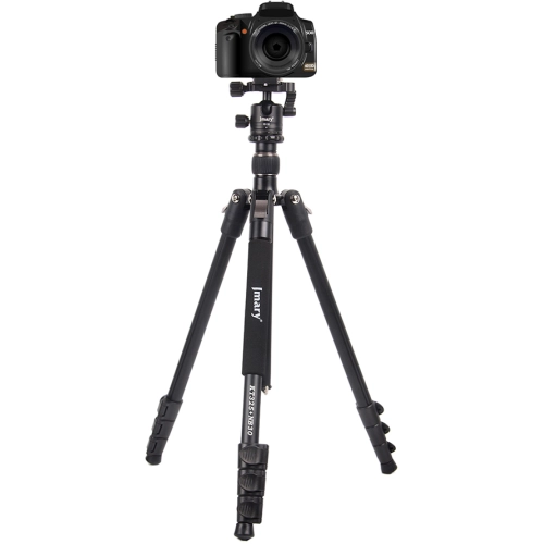 Jmary KT3255NB30 3 Kademeli 164.5cm Fonksiyonel Ayrılabilir Monopod Tasarım Başlıklı Tripod - Siyah