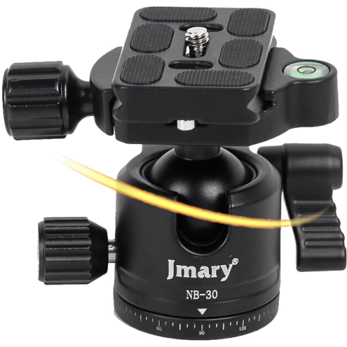 Jmary KT3255NB30 3 Kademeli 164.5cm Fonksiyonel Ayrılabilir Monopod Tasarım Başlıklı Tripod - Siyah