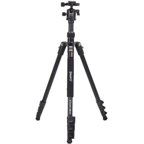 Jmary KT3255NB30 3 Kademeli 164.5cm Fonksiyonel Ayrılabilir Monopod Tasarım Başlıklı Tripod - Siyah