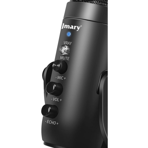 Jmary MC-PW8 Gürültü Önleyici Anti-Şok Teknoloji Tak Çalıştır Ekolu Stüdyo Mikrofon - Siyah