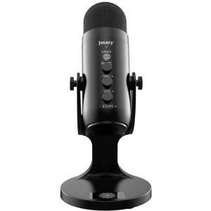 Jmary MC-PW8 Gürültü Önleyici Anti-Şok Teknoloji Tak Çalıştır Ekolu Stüdyo Mikrofon - Siyah