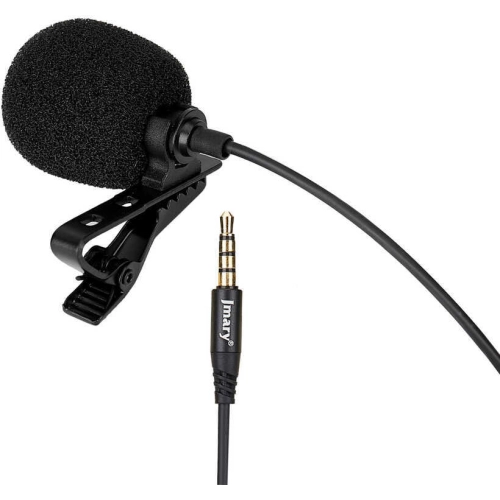 Jmary MC-R1 Canlı Yayın Yaka Mikrofon - Siyah