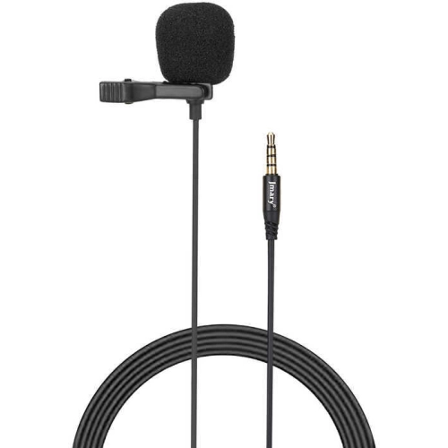 Jmary MC-R1 Canlı Yayın Yaka Mikrofon - Siyah