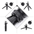 Jmary MT-20 Tripod 360 Derece Oynar Başlıklı Çok Yönlü Kısa Telefon Sabitleyici 16 cm - Kırmızı