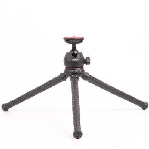 Jmary MT-25 Tripod Flexible Ahtapot Ayak Tasarımlı Tripod Telefon Sabitleyici 30 cm - Siyah