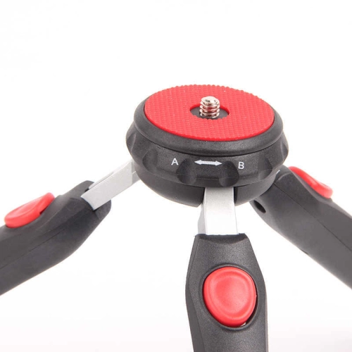 Jmary MT-35 Tripod 360 Derece Oynar Başlıklı Çok Yönlü Kısa Telefon Sabitleyici - Siyah