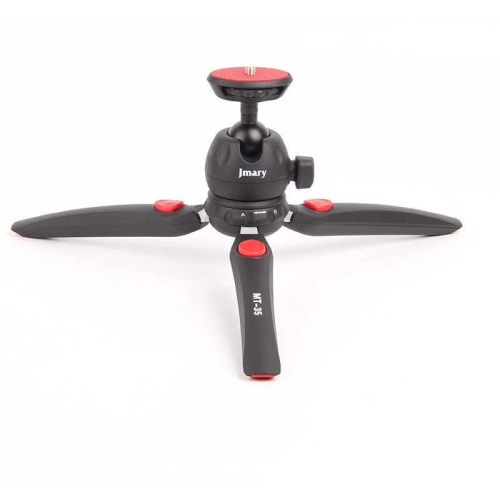 Jmary MT-35 Tripod 360 Derece Oynar Başlıklı Çok Yönlü Kısa Telefon Sabitleyici - Siyah