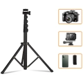Jmary MT-39 5 Kademeli 153cm Fonksiyonel 2 in 1 Monopod 360 Derece Dönebilen Başlıklı Tripod - Siyah