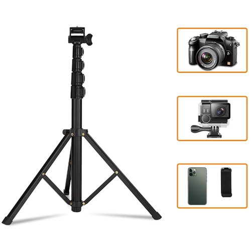 Jmary MT-39 5 Kademeli 153cm Fonksiyonel 2 in 1 Monopod 360 Derece Dönebilen Başlıklı Tripod - Siyah