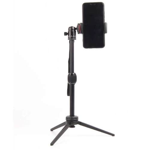 Jmary MT-68 Profesyonel Tripod 360 Derece Dönebilen Başlık 2 Kademeli Yükseklik 39.5 cm - Siyah