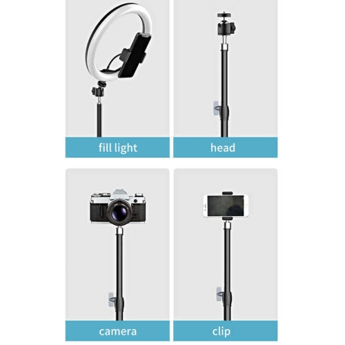 Jmary MT-75 Tripod 3 Kademeli Yükseklik Ayarlı Katlanabilir Kompakt Tasarım 210 cm - Siyah