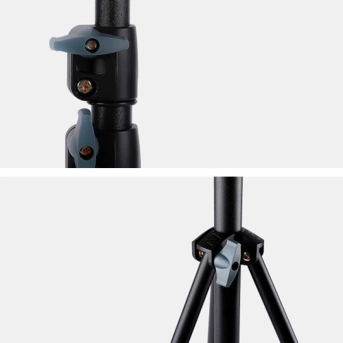 Jmary MT-75 Tripod 3 Kademeli Yükseklik Ayarlı Katlanabilir Kompakt Tasarım 210 cm - Siyah