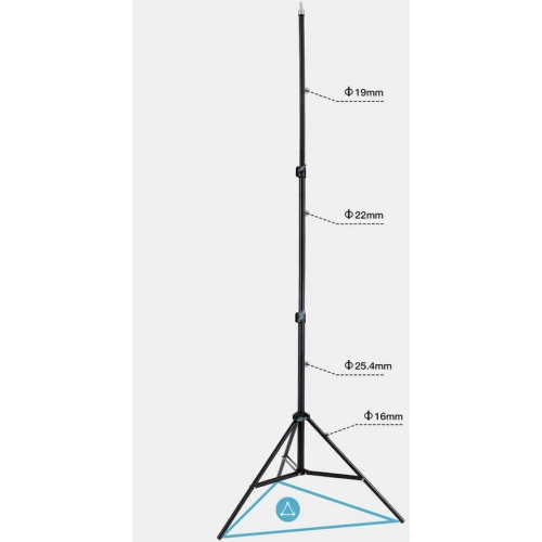 Jmary MT-75 Tripod 3 Kademeli Yükseklik Ayarlı Katlanabilir Kompakt Tasarım 210 cm - Siyah