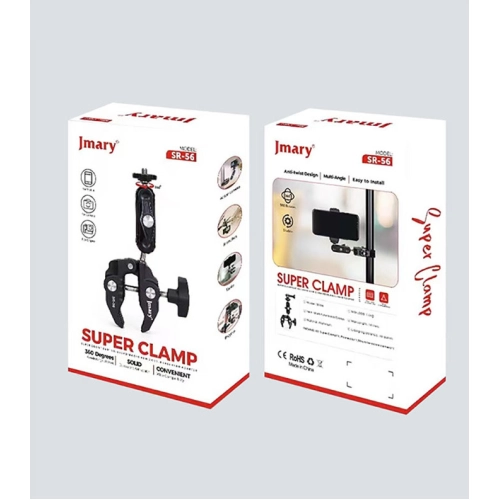 Jmary SR-56 Çekim Ekipmanları için Ayarlanabilir Alüminyum Kelepçe - Siyah