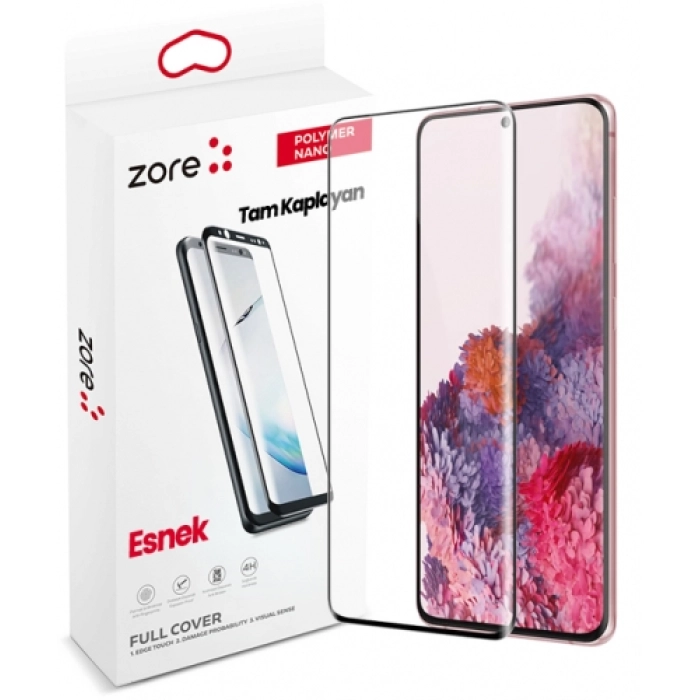 Huawei P40 Pro Nano Tam Kaplayan Polymer Ekran Koruyucu - Siyah