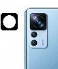 Xiaomi Mi 12T Pro Kamera Lens Koruyucu Film 0.2mm - Siyah