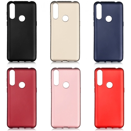 Alcatel 1s (2020) Kılıf İnce Soft Mat Renkli Esnek Silikon Kapak - Mürdüm