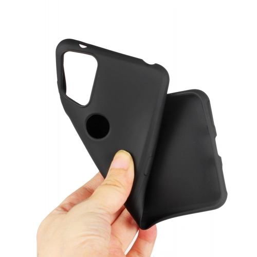 Alcatel 3x (2020) Kılıf İnce Soft Mat Renkli Esnek Silikon Kapak - Lacivert