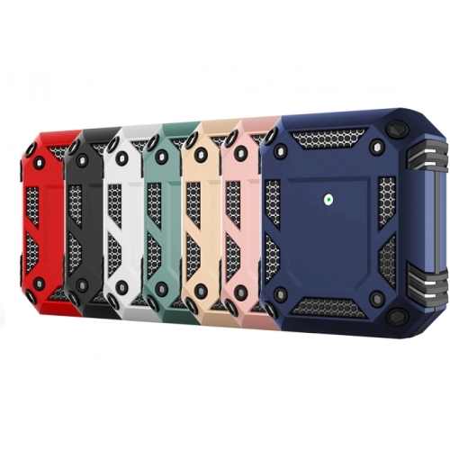 Apple AirPods Kılıf Zırh Korumalı Airbag Kılıf - Gümüş